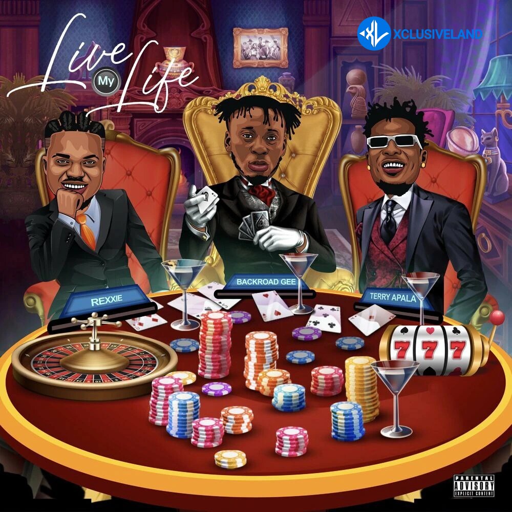 BackRoad Gee – Live My Life Ft. Rexxie & Terry Apala Cover Art