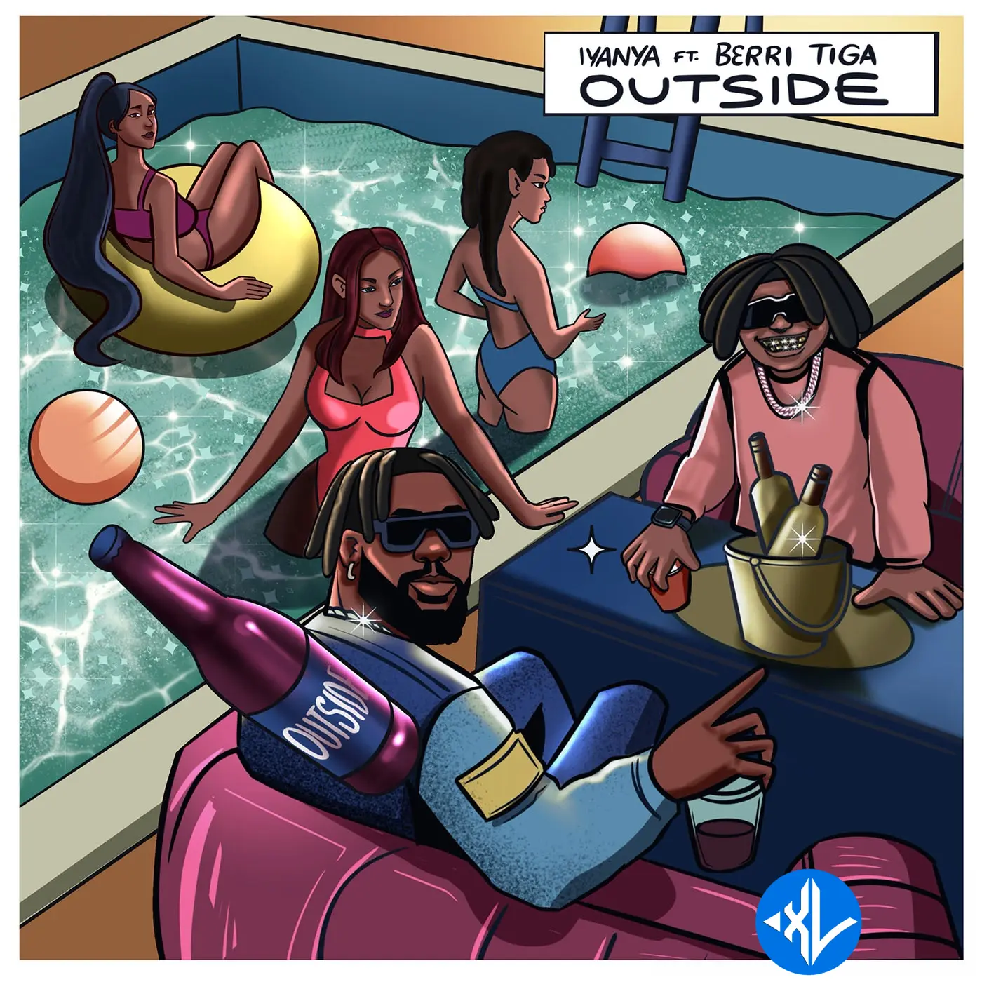 Iyanya – Outside ft. Berri Tiga Cover Art