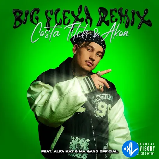 Costa Titch – Big Flexa (Remix) ft. Akon, Ma Gang Official & Alfa Kat Cover Art