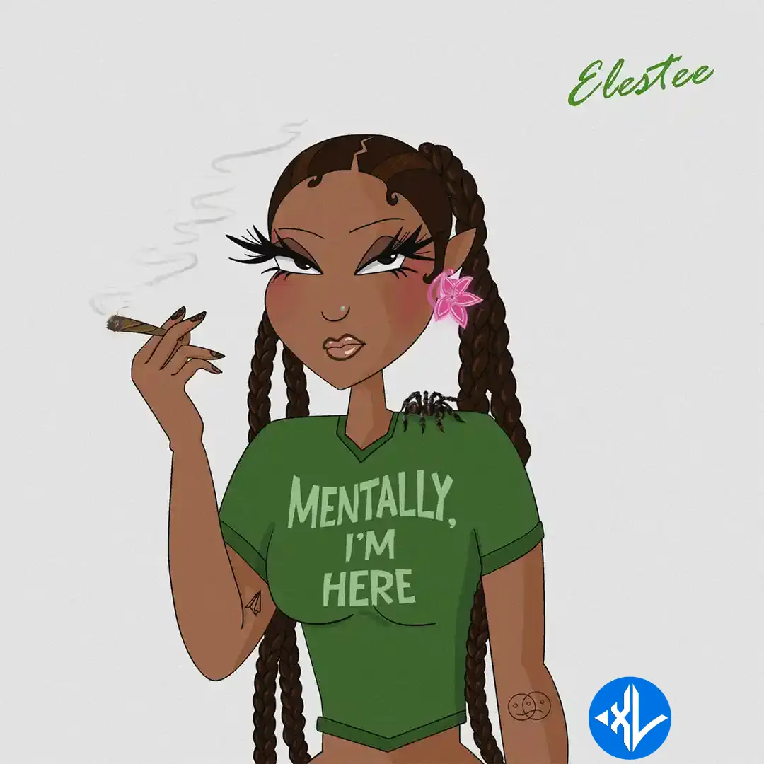 Elestee – Mentally, I’m Here (EP) Cover Art